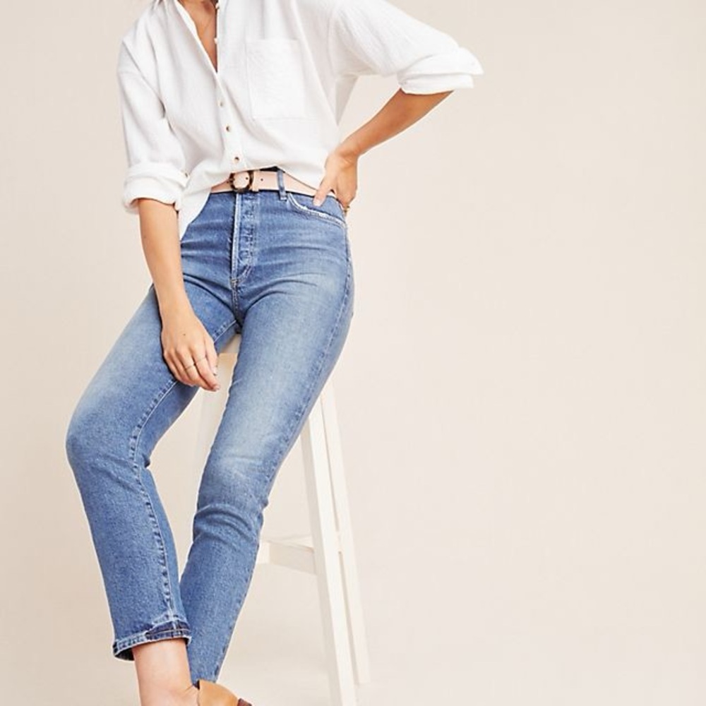 Citizen of Humanity Olivia High-Rise Slim Ankle Jeans sz 26